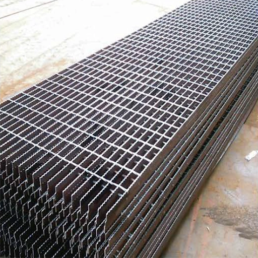 A stack of wedge wire grates